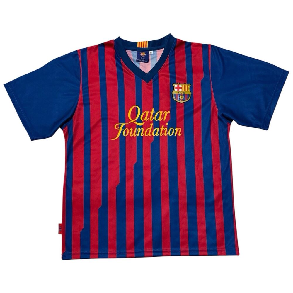 FC Barcelona Lionel Messi 10 Jersey 2011-12 Qatar FCB Official NWT M Soccer